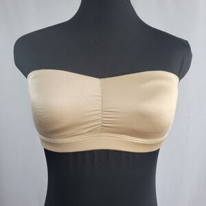 Sweet Nothings by Maidenform reversible bandeau strapless bra light pad size 34